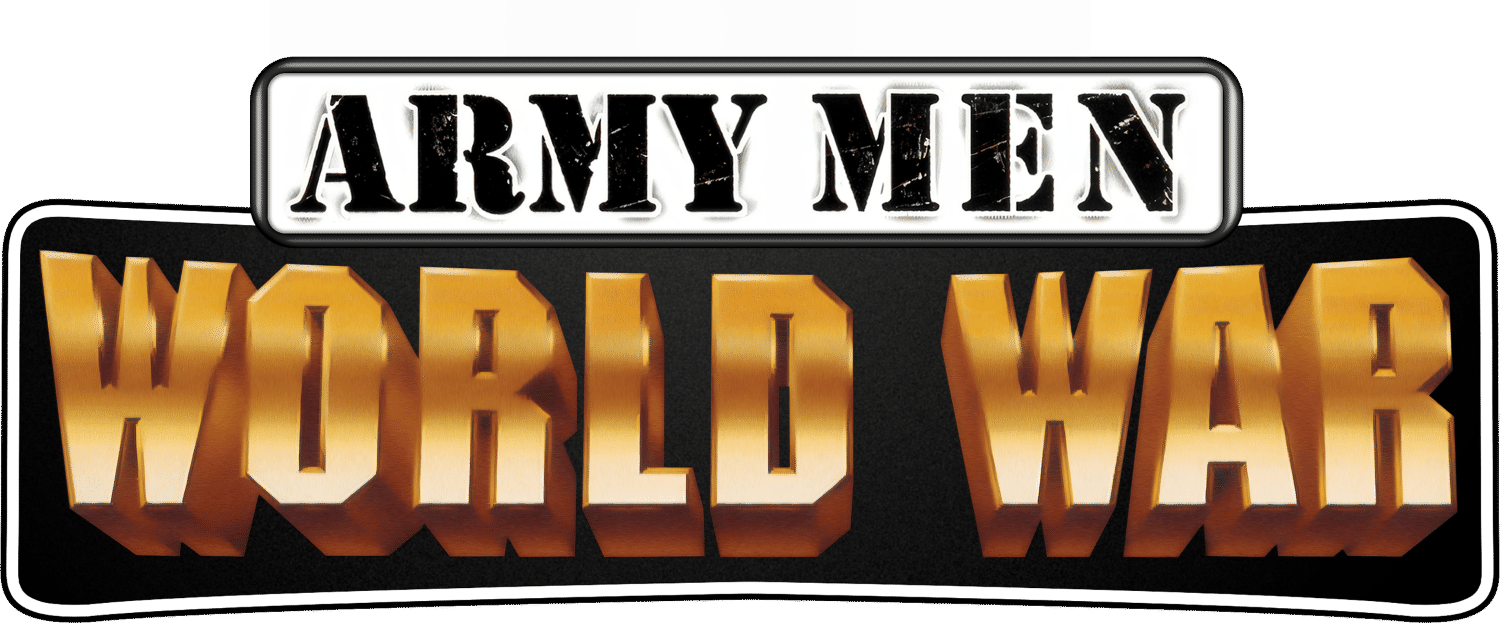 Army Men World War logo for Playstation